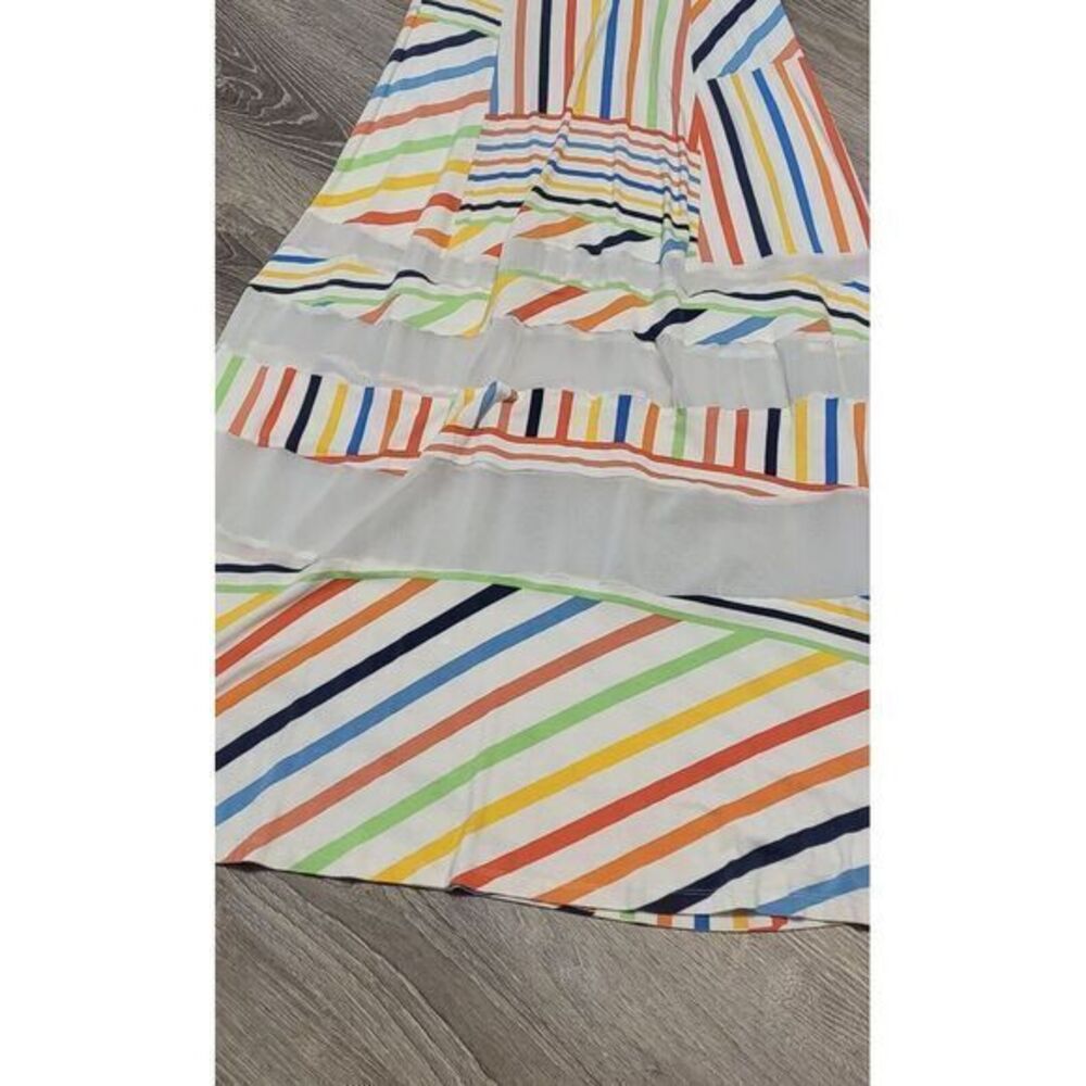 Peter Som Multicolor Striped Maxi Dress - Picture 7 of 11
